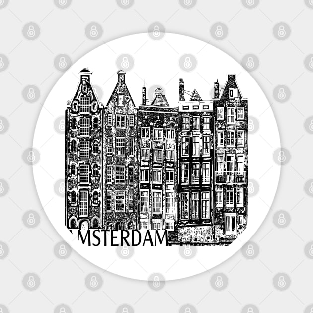 Amsterdam Magnet by TravelTs